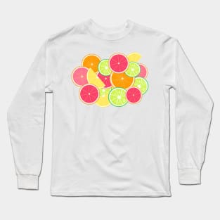 Tossed citrus slices Long Sleeve T-Shirt